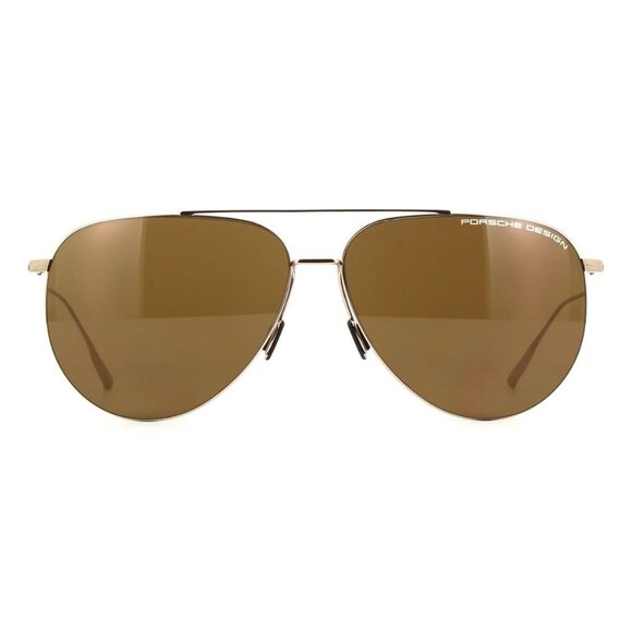 New PORSCHE DESIGN Gold Aviator P8939 B Sunglasses Women - Picture 2 of 4